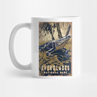 Everglades National Park Vintage Travel  Poster Mug